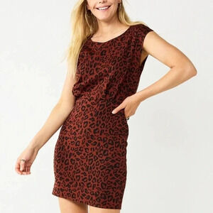 Women’s Nine West Cap Sleeve Ponte Sheath‎ Dress